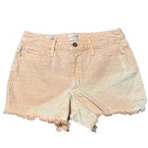 Universal Thread Vintage MIDI Peach Faded Cut Off Jean Shorts Women Size 8/29